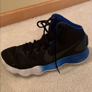 Nike Hyperdunk 2017, black game royal white